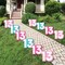 Big Dot of Happiness Girl 13th Birthday - 13 Lawn Decorations - Outdoor Official Teenager Birthday Party Yard Decorations - 10 Piece